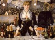 Edouard Manet A Ba4 at the Folies-Bergere France oil painting artist
